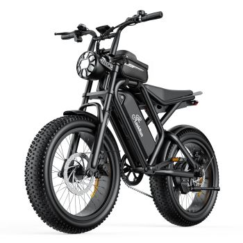 [Directiva de la UE] LOOKRUN K20 Bicicleta eléctrica 48V 18.2Ah Batería 250W Motor Neumático de 20 pulgadas Velocidad má