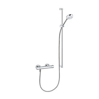 Barra Mural Kludi Logo Shower-duo 1s L=900mm Cromo, 6857805-00