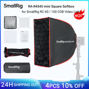 SmallRig-minisoftbox cuadrado de RA-R4545, con rejilla de panal, portátil, para SmallRig RC 60 / 100 COB, luz de vídeo-4683