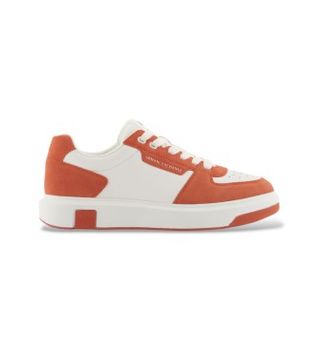 A|X Armani Exchange para hombre. XM002204AF21442MZ440 Zapatillas lifestyle Naranja (44), 3 a 5cm, Cordones, Casual
