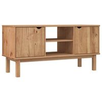 mueble tv  mueble de salon  armario tv otta madera maciza de pino 1135x43x57 cm