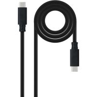 nanocable cable usb-c 31 gen2 5a 100w 10gbps 05 m negro