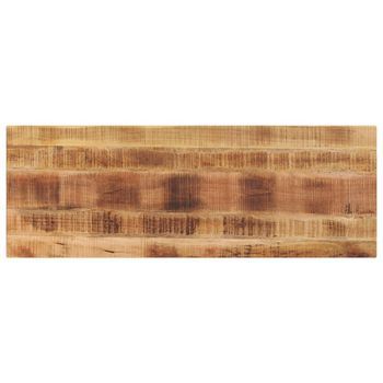 Tablero De Mesa Rectangular Madera Maciza Mango 140x50x2,5 Cm Vidaxl
