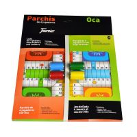 fournier - juego de mesa tablero parchis con oca magnetico