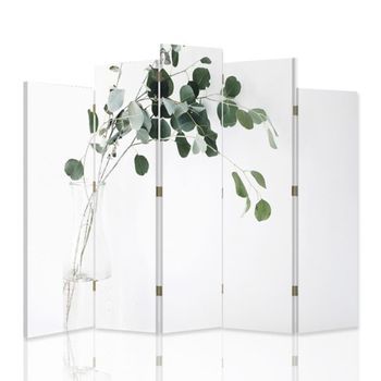 Biombo Minimalist Nature - Separador De Ambientes Cm. 180x180 (5 Paneles)