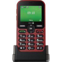 movil basico doro leva e10 rojo 24 4g sim unica bateria extraible