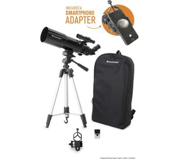 CELESTRON Travelscope 80 22030-CGL Refractor Telescope - Black, Black
