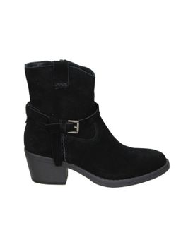 Botines De Tacón Negros Eva Paris 27977 Para Mujer 36