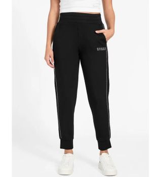 Guess para mujer. W6RB45KBYE2 Pantalón New Victoire negro (XS), Casual, Poliéster