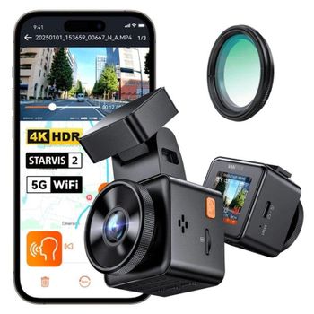 Dashcam Vantrue E1 Pro 4K Mini WiFi 5G GPS 1.54