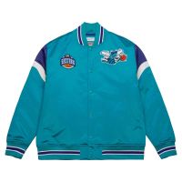 chaqueta baloncesto charlotte hornets nba heavyweight satin jacket de mitchell and ness