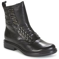 mjus botines cafe para mujer