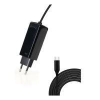 cargador gan usb-c 90w tooq tqlc-usbcgan90pd-c negro 18m power delivery universal