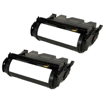 Compatible Multipack Lexmark X634e Printer Toner Cartridges (2 Pack) -12A7462