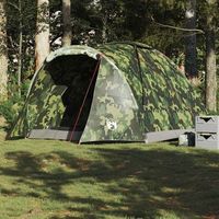 tienda de pesca - tienda de campana para 2 personas - poliester - camuflaje 310x226x153cm