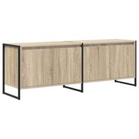 mueble de tv  mueble de salon  gabinete de tv sonoma 140 x 36 x 495 cm madera contrachapada