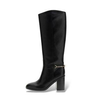 Guess para mujer. FLFGRILEA11 Botas de Piel Grendi negro (40), 3 a 5cm, Cremallera, Casual, Clásico