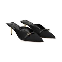 elisabetta franchi zuecos mujer - negro talla 40