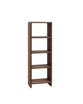 Estanteria de madera de abeto nogal de 80x60cm