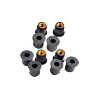 juego de tuercas de goma para carenado m6x17mm 10pc