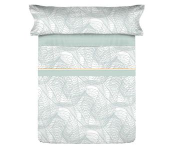 Juego sábanas microfibra verano infint aqua cama 90cm donegal collections