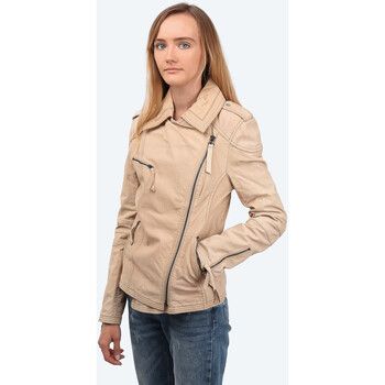 Wrangler Cazadora de cuero Wmns Buffalo Leather Jacket W4003ZB29 para mujer