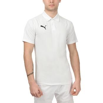 Puma Polo Polo manches courtes Teamliga blanc para hombre