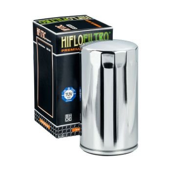 Filtro de aceite HiFlo HF173C cromado