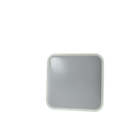plafon led superficie hydra cuadrado 410x410mm 236w 3600lm 3cct  marco madera