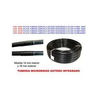 pluvia tubo de riego perforado con gotero 2 lh 33cm 16mm x 25 m