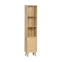 columna de almacenamiento para cuarto de bano natural