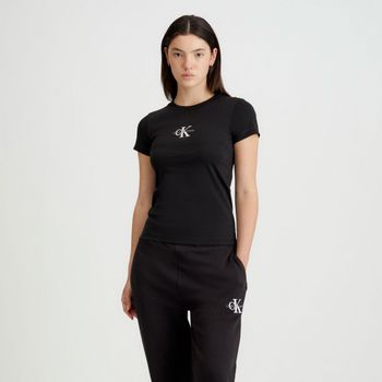 Calvin Klein Jeans. Camiseta Negra J20J223563-BEH