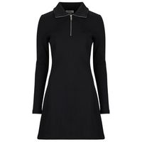 calvin klein jeans vestido a- scuba fit flare half zip dr para mujer
