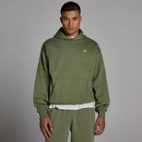 sudadera con capucha oversize rest day para hombre de mp - oliva lavado - xxl