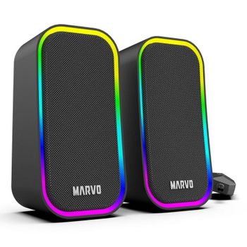 Altavoces Marvo SG-285 Havoc20 Alámbricos 6 W con retroiluminación y control scroll