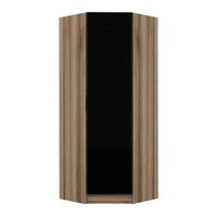 armario kale glass 1-210 roble 74x210x52 cm