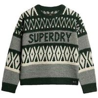 superdry jersey branded pattern para mujer