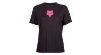 camiseta de manga corta fox head para mujer negro   rosa