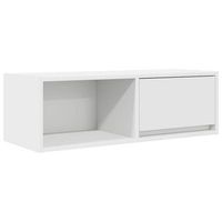 mueble de tv de madera de ingenieria blanco 80x31x255 cm vidaxl
