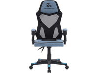 silla gaming - newskill gaming eros tela azul ergonomica reposabrazos altura ajustable azul