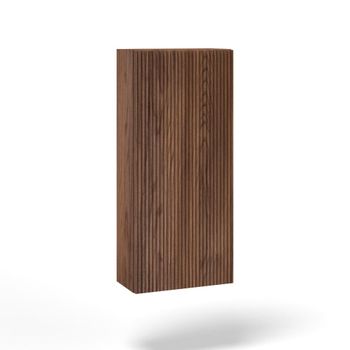 Armario de baño de pared en mdf en roble oscuro