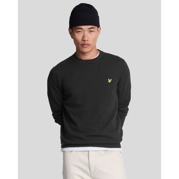Lyle & Scott Jersey KN2110VC MERINO CREW-Z865 JET BLACK para hombre