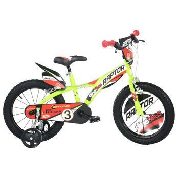 Bicicleta De Niños Raptor Amarillo Fluorescente 14