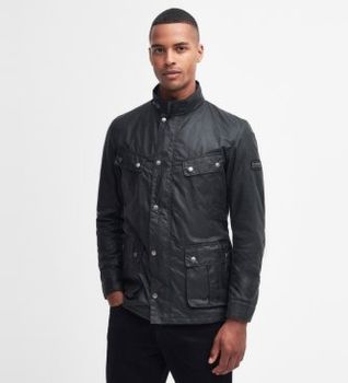 Barbour para hombre. MWX0337 Chaqueta Duke Wax verde salvia (XL), Casual, Algodón