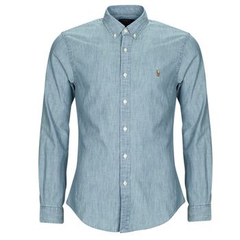 Polo Ralph Lauren Camisa manga larga CAMISA CORTE SLIM EN DENIM para hombre