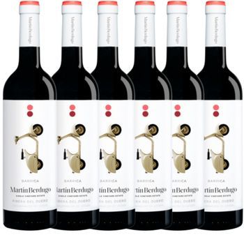 Martín Berdugo Barrica - Vino Tinto Ribera Del Duero - Pack 6 Botellas 75 Cl - 14% Vol.
