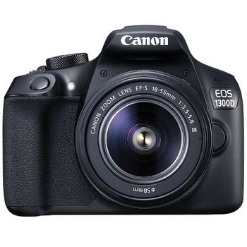 Canon EOS 1300D 18MP WiFi/NFC + Objetivo EF-S 18-55mm f/3.5-5.6 III
