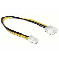 cable alimentacion interna delock 03 m p4molex 4-pin negroamarillo