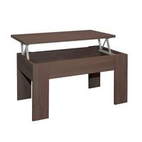 acomoda textil  mesa de centro elevable para almacenamiento de madera gala mesita amplia y comoda para salon y comedor 46x90x50 cm wengue