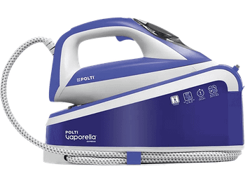 Centro de planchado - Polti PLEU0250, 1.5 l, 2200 W, Cerámica, Sistema antical, Blanco y Morado